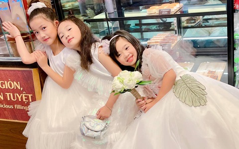 Con gái cố diễn viên Mai Phương xinh xắn như công chúa nhỏ xuất hiện vui vẻ bên các con của Ốc Thanh Vân