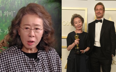 Vừa đạt Oscar, sao Hàn 73 tuổi đã bị netizen tung bằng chứng lật lọng với Brad Pitt