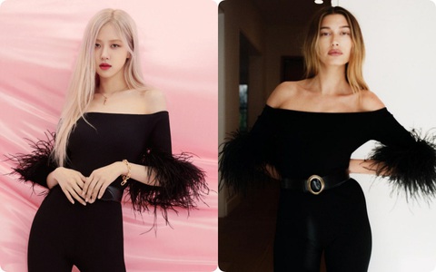 Đụng hàng với bà xã Justin Bieber, Rosé (Black Pink) dù diện trang sức 500 triệu vẫn kém sắc hơn chỉ vì biểu cảm "lờ đờ"