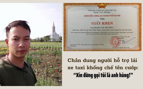 Người hỗ trợ lái xe taxi khống chế tên cướp: “Xin đừng gọi tôi là anh hùng!”