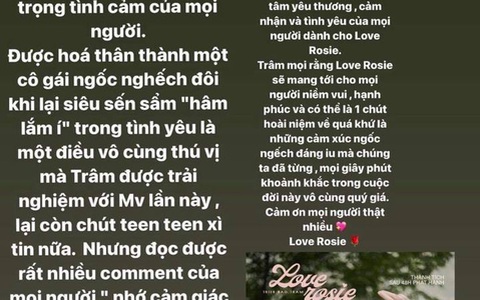 Thiều Bảo Trâm tâm sự giữa khuya sau tranh cãi: "Cảm xúc ngốc nghếch là hoài niệm mà chúng ta đã từng"