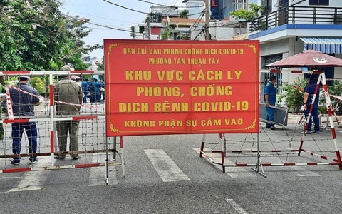 TP.HCM phong tỏa nhiều khu vực liên quan nhân viên Bệnh viện Bệnh Nhiệt đới TP.HCM dương tính SARS-CoV-2