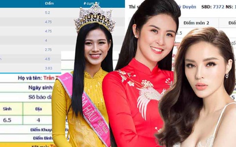 Soi điểm thi đại học của các Hoa hậu Việt Nam: Người dính nhiều tai tiếng nhất lại có thành tích vượt xa "đàn em"