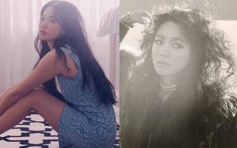 Song Hye Kyo và những khoảnh khắc để tóc rối mù tơi tả, nhưng vẫn đẹp ngây dại
