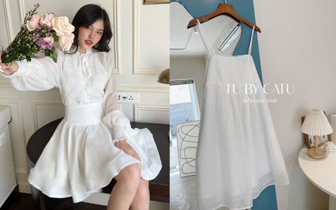 5 địa chỉ shopping váy trắng: Nhắm mắt cũng chọn được kiểu tôn dáng, diện lên kiêu sa và sang chảnh