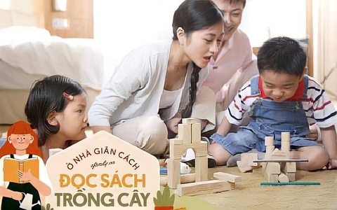 Chỉ cần một cú click, bố mẹ có thể mang cả thế giới sắc màu về ô cửa phòng con trong những ngày giãn cách