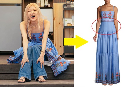 Rosé diện váy maxi dài thượt mà không bị dìm dáng, hóa ra stylist đã chơi chiêu quá khéo "đánh đố" netizen