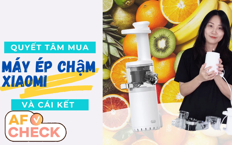 Lỡ mê đồ Xiaomi nên quyết tâm đặt máy ép chậm mini về và nhận cái kết "chân ái"
