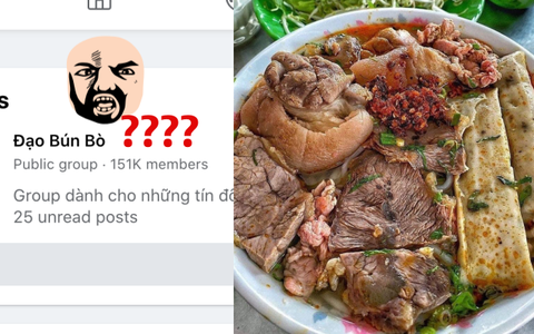 Hơn 150 nghìn người đang phát cuồng vì bún bò, có hẳn fanclub khủng trên Facebook