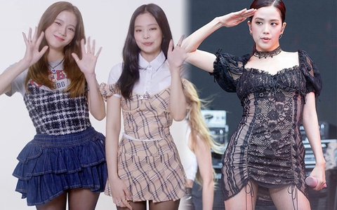 Jisoo dáng xấu nhất nhóm vì hay bị stylist “dí” đồ dìm dáng, lộ eo bánh mì thô cứng