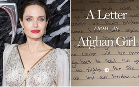 Bức tâm thư của cô bé người Afghanistan gửi Angelina Jolie: Tương lai của chúng cháu thật tăm tối