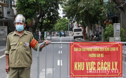 Hà Nội phong tỏa tạm thời một đoạn phố Sơn Tây liên quan 2 ca F0, đưa 7 F1 đi cách ly
