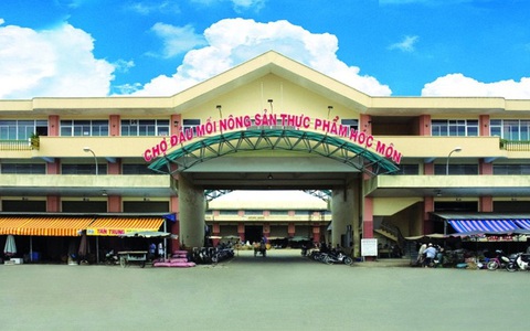 TP.HCM: Từ ngày 20/9 Chợ đầu mối Hóc Môn được sử dụng làm điểm trung chuyển hàng hóa
