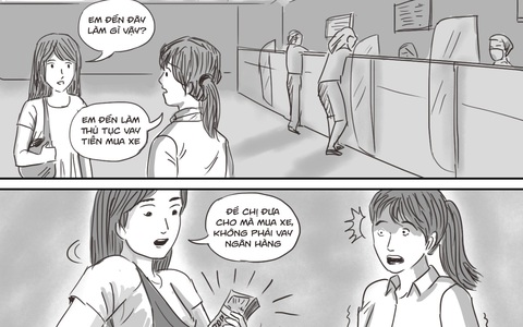 Đến ngân hàng, tôi choáng nặng khi thấy chị dâu tương lai mặc áo cũ cầm theo túi vải đầy tiền đi gửi tiết kiệm