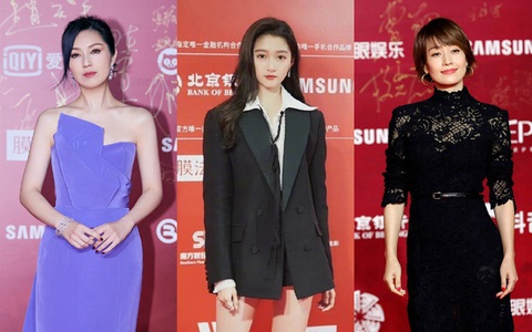 Thảm đỏ Cbiz được chú ý nhất hôm nay: Quan Hiểu Đồng chiếm trọn spotlight với bộ cánh khoe chân triệt để
