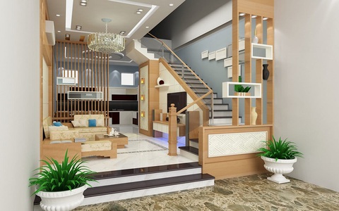Chỉ dùng vách ngăn cũng có thể giúp không gian sống của bạn trở nên linh hoạt trong sử dụng