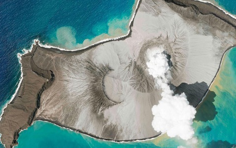 Núi lửa Tonga đáy Thái Bình Dương: Vụ phun trào lớn nhất 30 năm, tiếng nổ rền vang 10 ngàn cây số, rung chấn khắp địa cầu