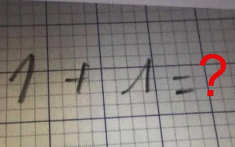 Nam sinh lên mạng hỏi 1 + 1 bằng bao nhiêu, kết quả gây ngỡ ngàng: Hoá ra lâu nay có thể tôi đã học sai cách?