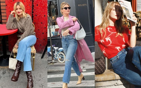 Tết đừng diện quần jeans theo kiểu "thường thường" nữa, học gái Pháp 12 cách mặc đẹp lồng lộn