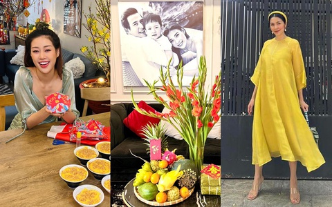Bữa cơm Tất niên của sao Việt: "Mẹ bỉm sữa" Tăng Thanh Hà tất bật làm cơm Tết, vợ NSND Công Lý cũng cực kỳ khéo tay 