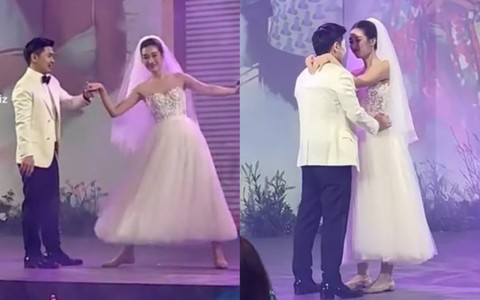Nhìn đôi giày Đỗ Mỹ Linh đi, hiểu thêm 'nỗi khổ' của mày râu khi đứng cạnh Hoa hậu