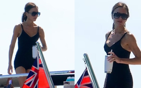 Victoria Beckham bị chê như suy dinh dưỡng khi mặc đồ sexy