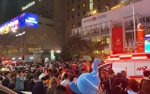 NÓNG: Thương vong lớn do giẫm đạp trong tiệc Halloween ở Seoul