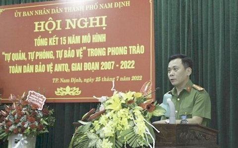 Trưởng Công an TP Nam Định đột ngột qua đời