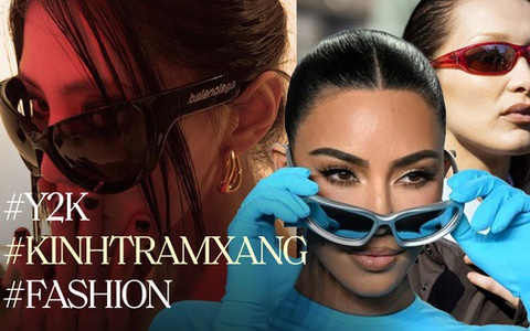 "Kính trạm xăng" - item đậm chất Y2K mà sao hạng A tới giới siêu mẫu đều lăng xê dạo này