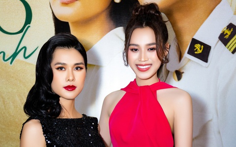 Hoa hậu Đỗ Thị Hà xuất hiện tươi tắn, ủng hộ cô họ ra MV