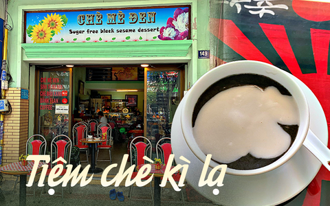 Tiệm chè mè đen với phong vị Nhật Bản và "nghi thức" tạm biệt khách độc nhất