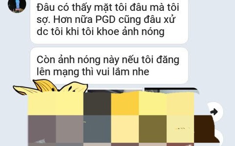 Người phụ nữ lên tiếng sau khi bị nam hiệu trưởng chụp ảnh khỏa thân