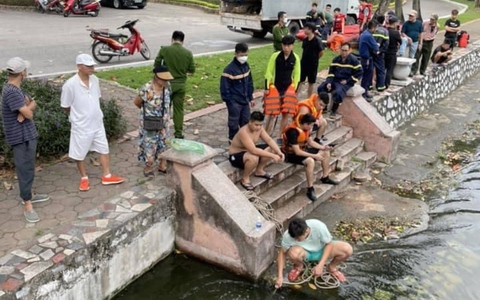 Tìm thấy thi thể bé trai sau gần 3 giờ mất tích ở công viên Thống Nhất, Hà Nội