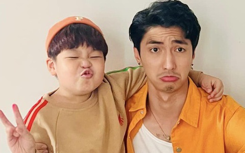 'Bé So' Tuấn Phong nhí nhố đáng yêu bên 'bố' Bình An