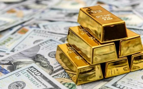USD lao dốc, giá vàng giảm mạnh