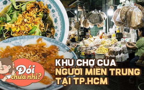 Thưởng thức đủ món đặc sản miền Trung đúng điệu tại chợ Bà Hoa