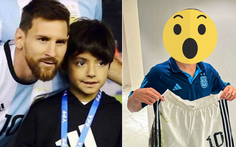 Gây sốt giới túc cầu từ khi mới sinh nhờ lý lịch khủng, con đỡ đầu của Lionel Messi giờ ra sao khi xuất hiện tại World Cup 2022?