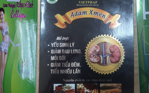 Hàng loạt sản phẩm hỗ trợ giảm cân, yếu sinh lý chứa chất cấm