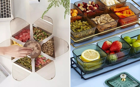 Gợi ý khay bánh kẹo, bộ ấm chén… cho gia đình ngày Tết, giá chỉ từ 100K mà chất lượng lại rất ổn