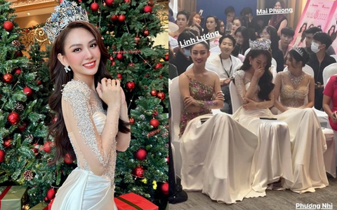Váy của Hoa hậu Mai Phương giúp 3 người đẹp tự tin tỏa sáng