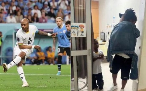 Hy hữu: Con gái ngôi sao Ghana ngất xỉu trên khán đài khi thấy cha sút hỏng penalty