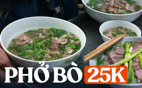 Những quán phở có giá chỉ 25.000 đồng, ngay trung tâm Hà Nội nhưng lại rất ít người biết đến