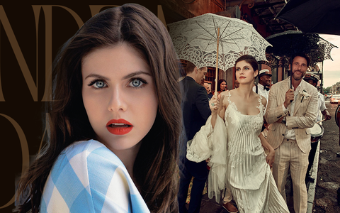 Alexandra Daddario - mỹ nhân sở hữu đôi mắt biếc đẹp nhất Hollywood: Đám cưới như cổ tích, nhận được lời chúc phúc từ vợ cũ của chồng