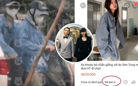 Áo "Sơn Tùng chở Hải Tú đi chợ" ế sưng sỉa không ai đặt mua, lẽ nào 1994 với 1997 tứ hành xung nên shop online "xin vía" thất bại?!