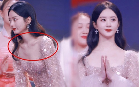 Đang xinh lung linh, Triệu Lệ Dĩnh khiến người ta "đứng hình" khi khom lưng xuống