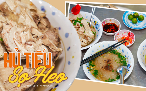 Hủ tiếu sọ heo đặc sản chỉ có ở duy nhất đất Cà Mau, mở cửa suốt 24 tiếng nhưng chỉ bán 30 cái sọ heo mỗi ngày 