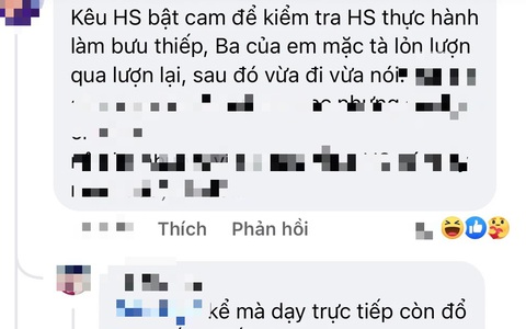Cô giáo yêu cầu học sinh bật camera để kiểm tra, ông bố mặc quần "xà lỏn" ghé mặt vào nói 1 câu: Cô đứng hình, chỉ muốn bỏ luôn tiết dạy