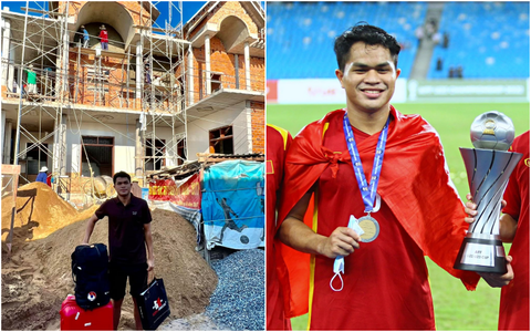 Dụng Quang Nho - "ngôi sao" mới của U23 Việt Nam xây "biệt phủ" cho ba mẹ ở tuổi 22