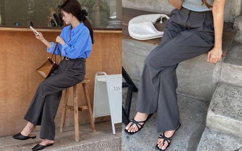 Giày dép có nhiều mẫu mã nhưng quần ống rộng hợp mix với 4 kiểu này nhất