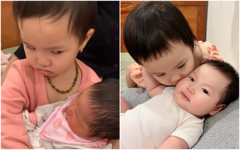Bé gái lườm em "cháy" mặt: "Đang yên đang lành thì tự nhiên làm chị" và sự thật phía sau khiến ai cũng cảm động